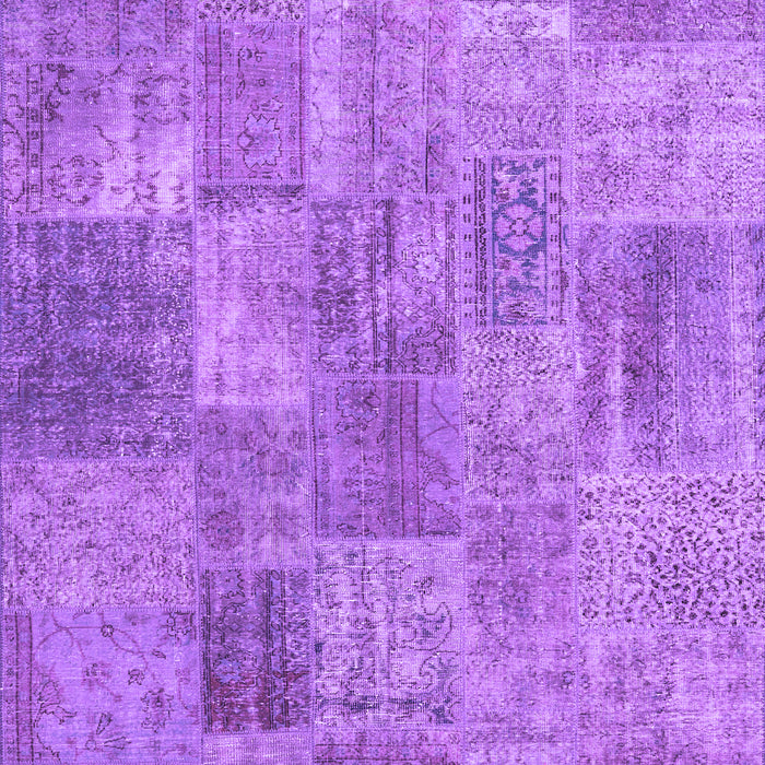 Machine Washable Persian Purple Traditional Area Rugs, wshtr3456pur