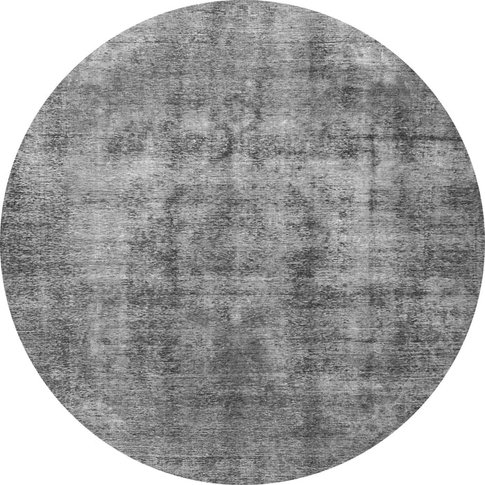 Machine Washable Persian Gray Traditional Rug, wshtr3457gry