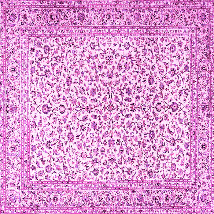 Square Persian Pink Traditional Rug, tr3458pnk