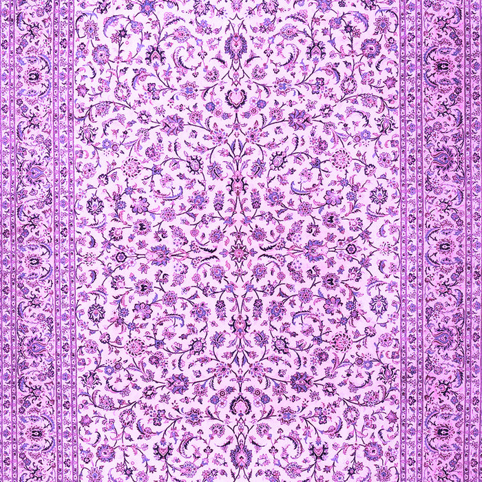 Machine Washable Persian Purple Traditional Area Rugs, wshtr3458pur