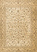 Machine Washable Persian Brown Traditional Rug, wshtr3458brn