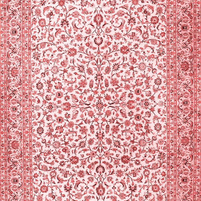 Machine Washable Persian Red Traditional Rug, wshtr3458red