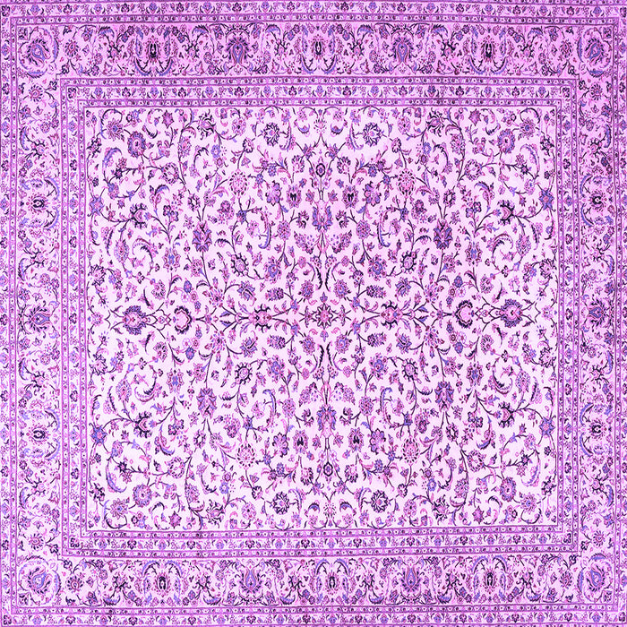 Square Persian Purple Traditional Rug, tr3458pur