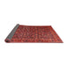 Sideview of Traditional Cherry Red Persian Rug, tr3459