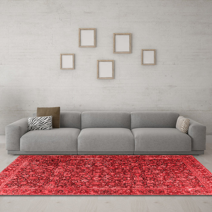Traditional Red Washable Rugs
