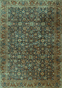 Persian Turquoise Traditional Rug, tr3459turq