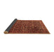 Sideview of Persian Brown Traditional Rug, tr3459brn