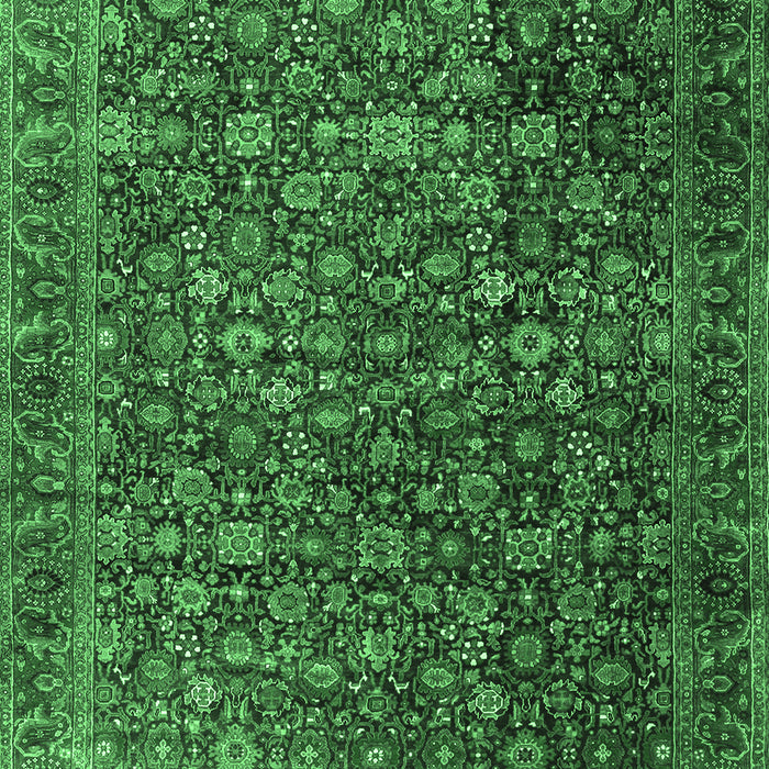 Persian Emerald Green Traditional Rug, tr3459emgrn