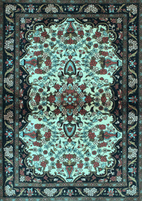 Persian Light Blue Traditional Rug, tr345lblu