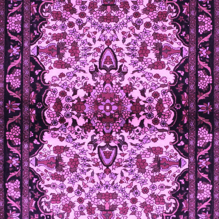 Machine Washable Persian Purple Traditional Area Rugs, wshtr345pur