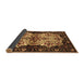 Sideview of Persian Brown Traditional Rug, tr345brn