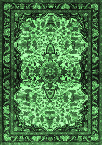 Persian Emerald Green Traditional Rug, tr345emgrn