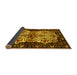 Sideview of Persian Yellow Traditional Rug, tr345yw