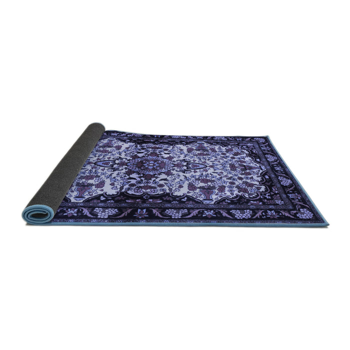 Sideview of Persian Blue Traditional Rug, tr345blu