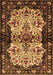 Machine Washable Persian Brown Traditional Rug, wshtr345brn