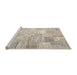 Sideview of Machine Washable Traditional Camel Brown Rug, wshtr3460