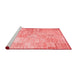 Transitional Red Washable Rugs