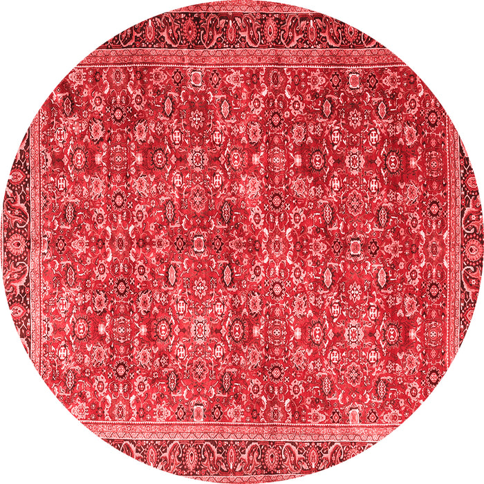 Machine Washable Persian Red Traditional Rug, wshtr3461red