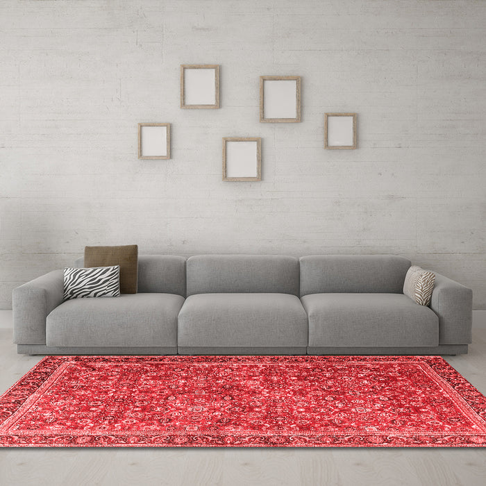 Traditional Red Washable Rugs