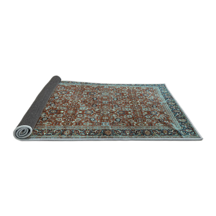 Sideview of Persian Light Blue Traditional Rug, tr3461lblu