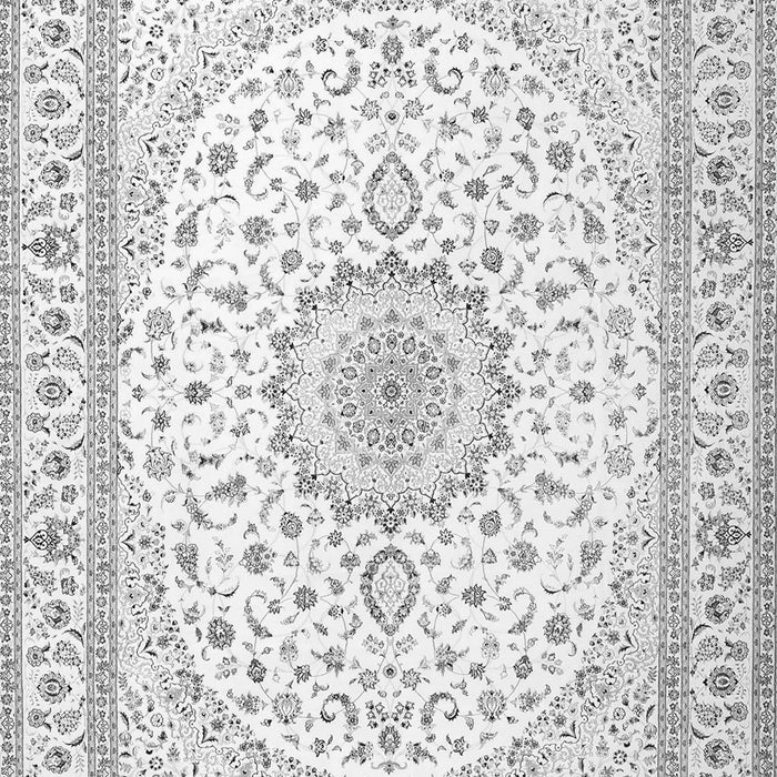 Medallion Gray Traditional Rug, tr3462gry
