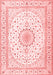 Medallion Red Traditional Area Rugs