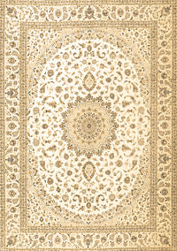 Medallion Brown Traditional Rug, tr3462brn