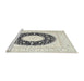 Sideview of Machine Washable Traditional Champagne Beige Rug, wshtr3463