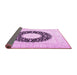 Sideview of Medallion Pink Traditional Rug, tr3463pnk