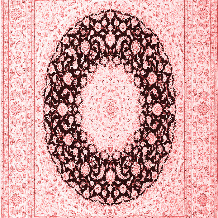 Medallion Red Traditional Area Rugs