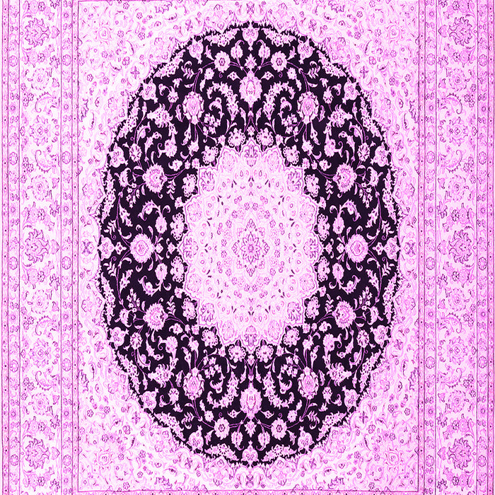Medallion Pink Traditional Rug, tr3463pnk