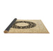 Sideview of Medallion Brown Traditional Rug, tr3463brn