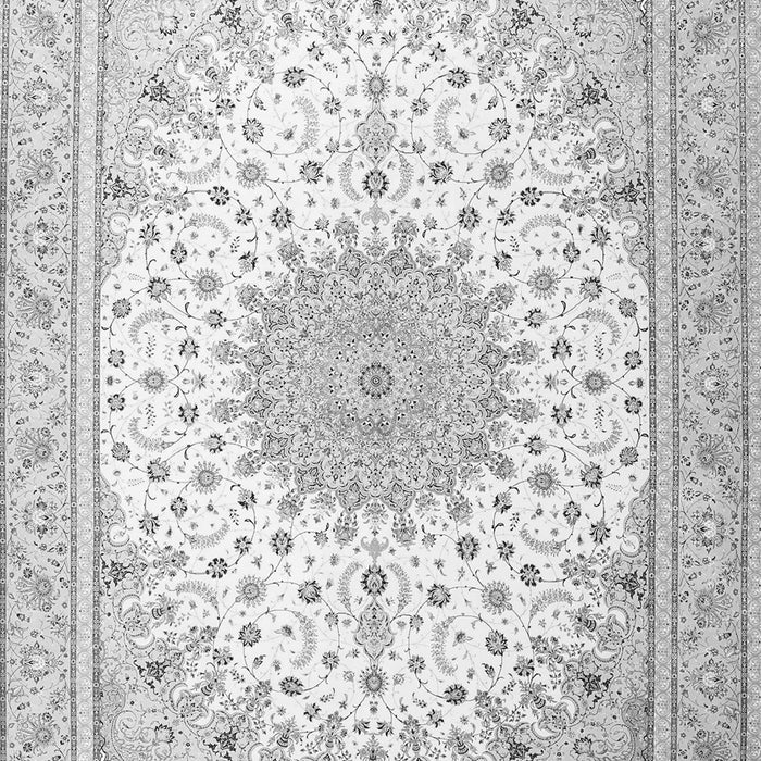Medallion Gray Traditional Rug, tr3464gry