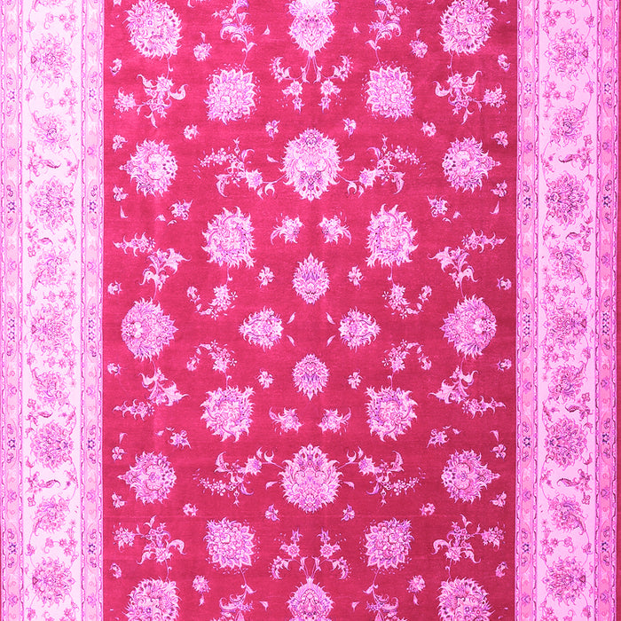 Oriental Pink Traditional Rug, tr3465pnk
