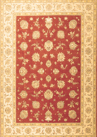 Oriental Brown Traditional Rug, tr3465brn