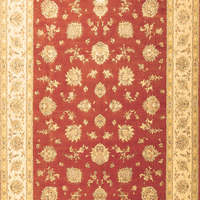 Machine Washable Oriental Brown Traditional Rug, wshtr3465brn