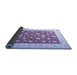 Sideview of Oriental Blue Traditional Rug, tr3465blu