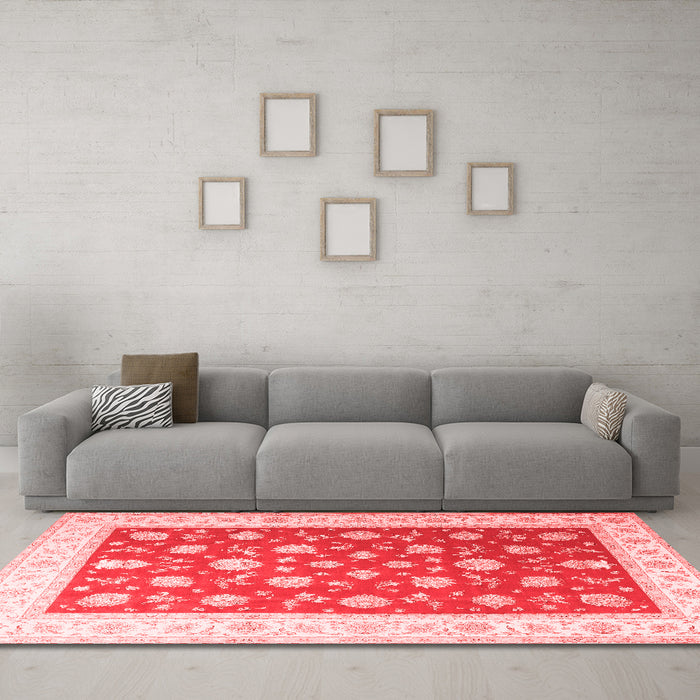 Traditional Red Washable Rugs