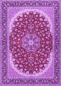 Medallion Purple Traditional Rug, tr3466pur