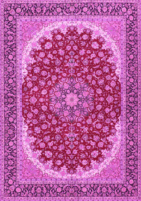 Medallion Pink Traditional Rug, tr3466pnk