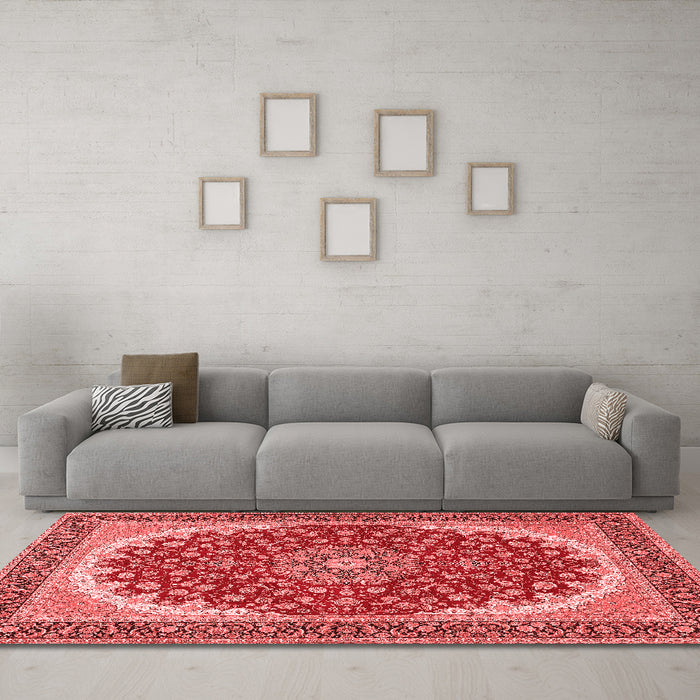 Traditional Red Washable Rugs
