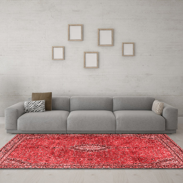 Traditional Red Washable Rugs