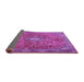 Sideview of Persian Purple Traditional Rug, tr3467pur