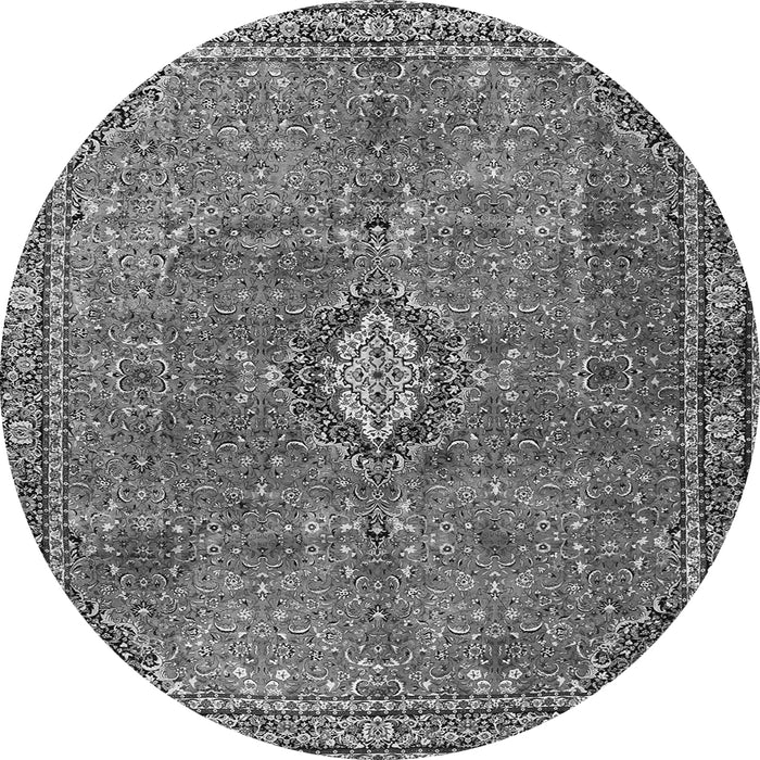 Square Persian Gray Traditional Rug, tr3467gry