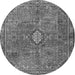 Square Persian Gray Traditional Rug, tr3467gry