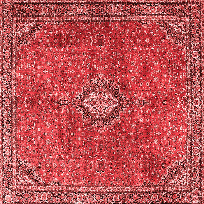 Machine Washable Persian Red Traditional Rug, wshtr3467red