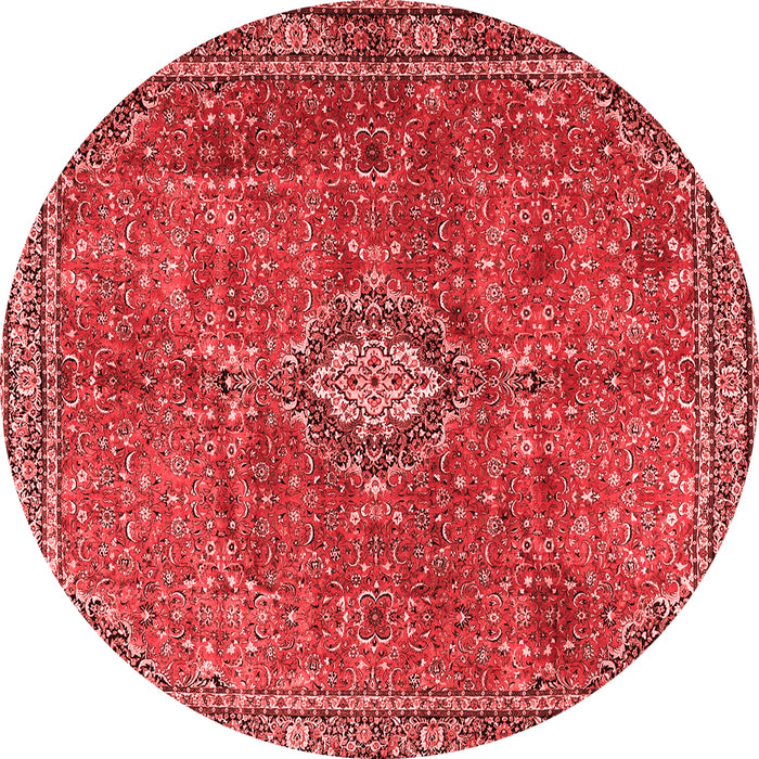 Machine Washable Persian Red Traditional Rug, wshtr3467red
