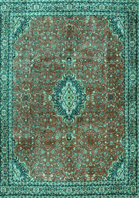 Persian Turquoise Traditional Rug, tr3467turq