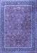 Machine Washable Persian Blue Traditional Rug, wshtr3468blu