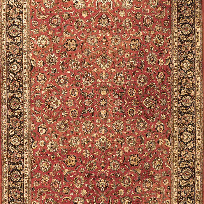 Machine Washable Persian Brown Traditional Rug, wshtr3468brn